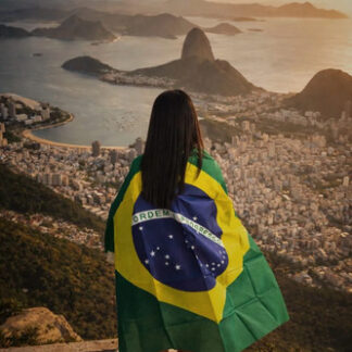 Bandeira Do Brasil Grande Oficial Dupla Face (1,50 X 0,90) Brasil