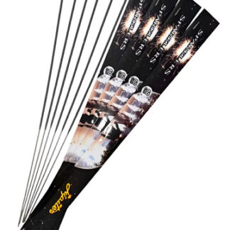 Vela Júpiter Estrelinha Dourada 10 Unidades 60cm