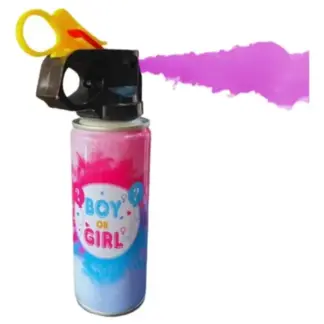 Spray Pó Colorido Chá Revelação Azul ou Rosa
