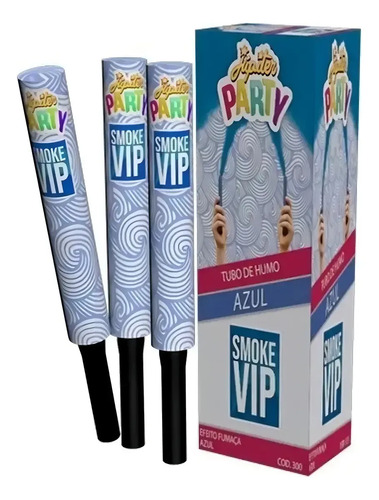 2 Bastão Fumaça Colorida 20mm Diversas Cores Cor Azul Azul