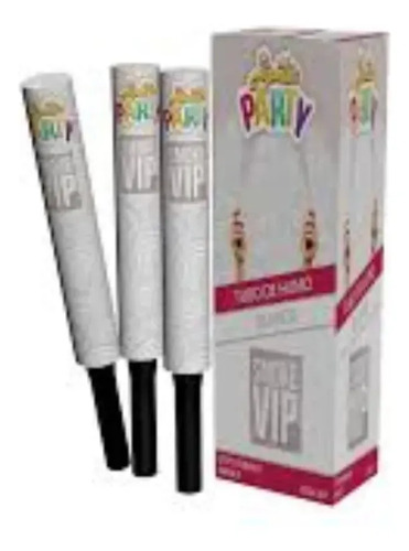 2 Bastão Fumaça Colorida 20mm Diversas Cores Cor Azul Branco