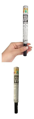 2 Bastão Fumaça Colorida 20mm Diversas Cores Cor Verde Preto