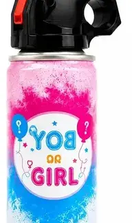 Fumaça Chá Revelação Lata Spray Revelação Surpresa Extintor Azul