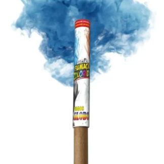 Fumaça Colorida Bastão Ideal Curtir Com Amigos Legal Bom Colorida Azul