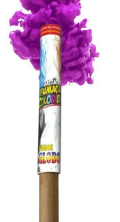 Fumaça Colorida Bastão Ideal Curtir Com Amigos Legal Bom Colorida Roxo
