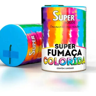 Fumaça Colorida Jogo Estádio Libertadores Varias Cores Azul