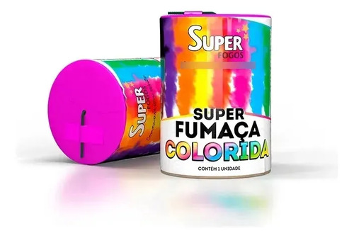 Fumaça Colorida Jogo Estádio Libertadores Varias Cores Rosa-chiclete