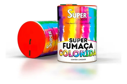 Fumaça Colorida Jogo Estádio Libertadores Varias Cores Vermelho
