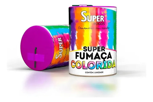 Fumaça Colorida Jogo Estádio Libertadores Varias Cores Violeta
