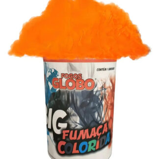 Fumaça De Solo Lata Grande 75mm Torcida Ensaio Fotográfico C Laranja