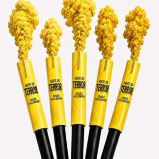 Kit 5 Unidades Bastão De Fumaça Colorida Halloween Decoração Amarelo