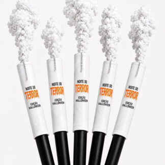 Kit 5 Unidades Bastão De Fumaça Colorida Halloween Decoração Branco