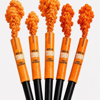 Kit 5 Unidades Bastão De Fumaça Colorida Halloween Decoração Laranja