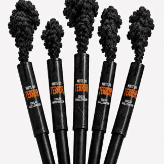 Kit 5 Unidades Bastão De Fumaça Colorida Halloween Decoração Preto