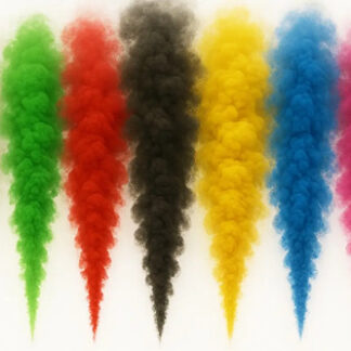 Kit Bastão De Fumaça Colorido 4 Unidades Amarelo