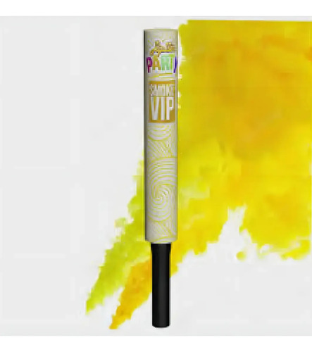 Pack 2 Bastões De Fumaça Colorida Branca Para Festas E Event Amarelo
