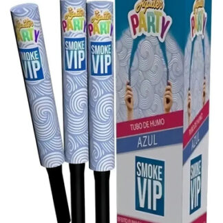Pack 2 Bastões De Fumaça Colorida Branca Para Festas E Event Azul